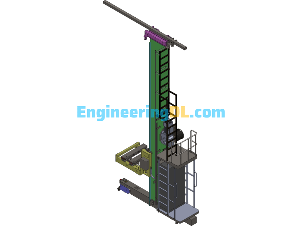 Stereo Warehouse Stacker SolidWorks Free Download