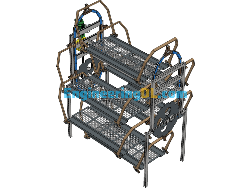 Cubic Rotary Garage SolidWorks Free Download