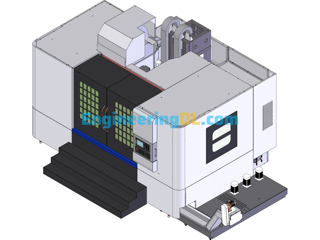 Vertical Machining Center V918 SolidWorks Free Download