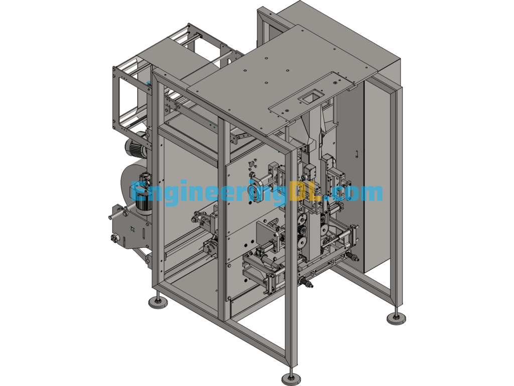 Vertical Packaging Machine SolidWorks Free Download