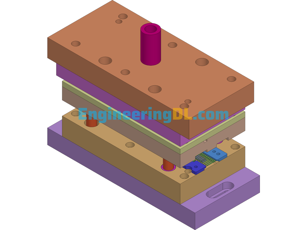 Terminal Forming And Cutting Secondary Die SolidWorks EngineeringDL Terminal Forming And Cutting Secondary Die SolidWorks EngineeringDL