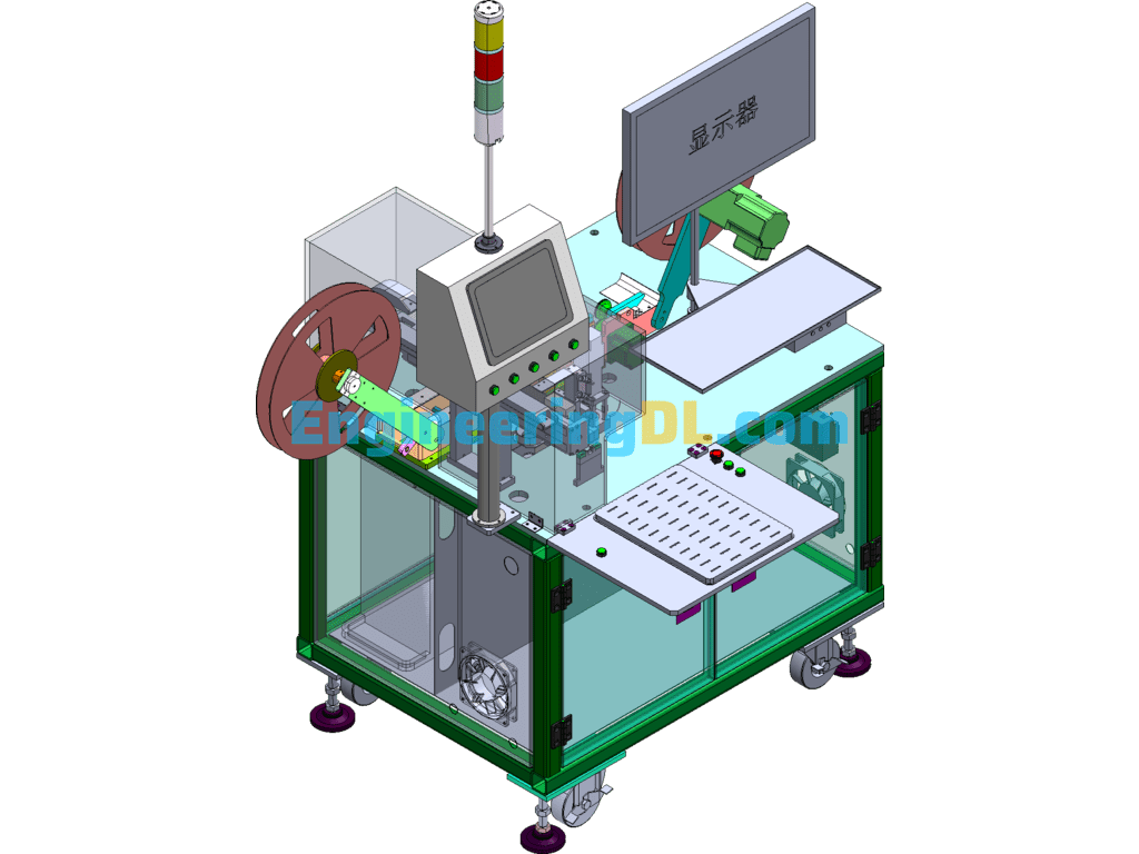 Terminal Visual Inspection And Packaging Machine With BOM + Engineering Drawings SolidWorks, 3D Exported Free Download