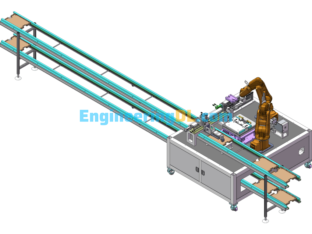 Notebook Locking Screw Machine (With BOM,DFM) SolidWorks, 3D Exported Free Download