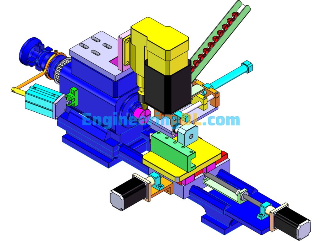 Simple Instrument Lathe SolidWorks Free Download