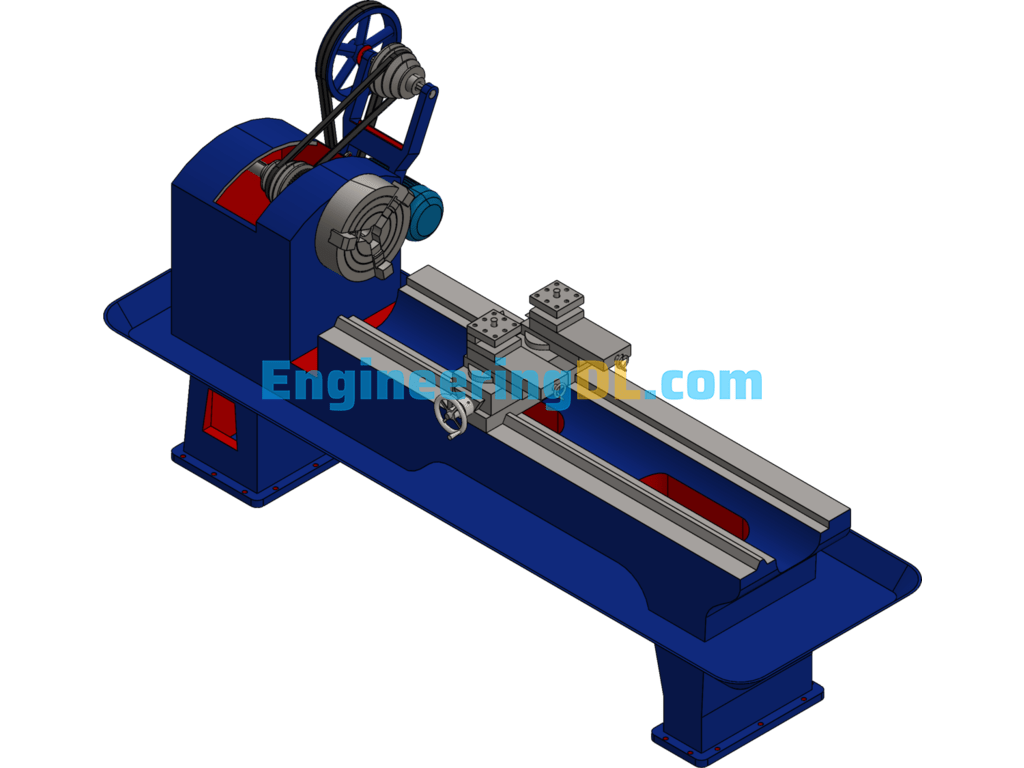 Simple Lathe SolidWorks Free Download