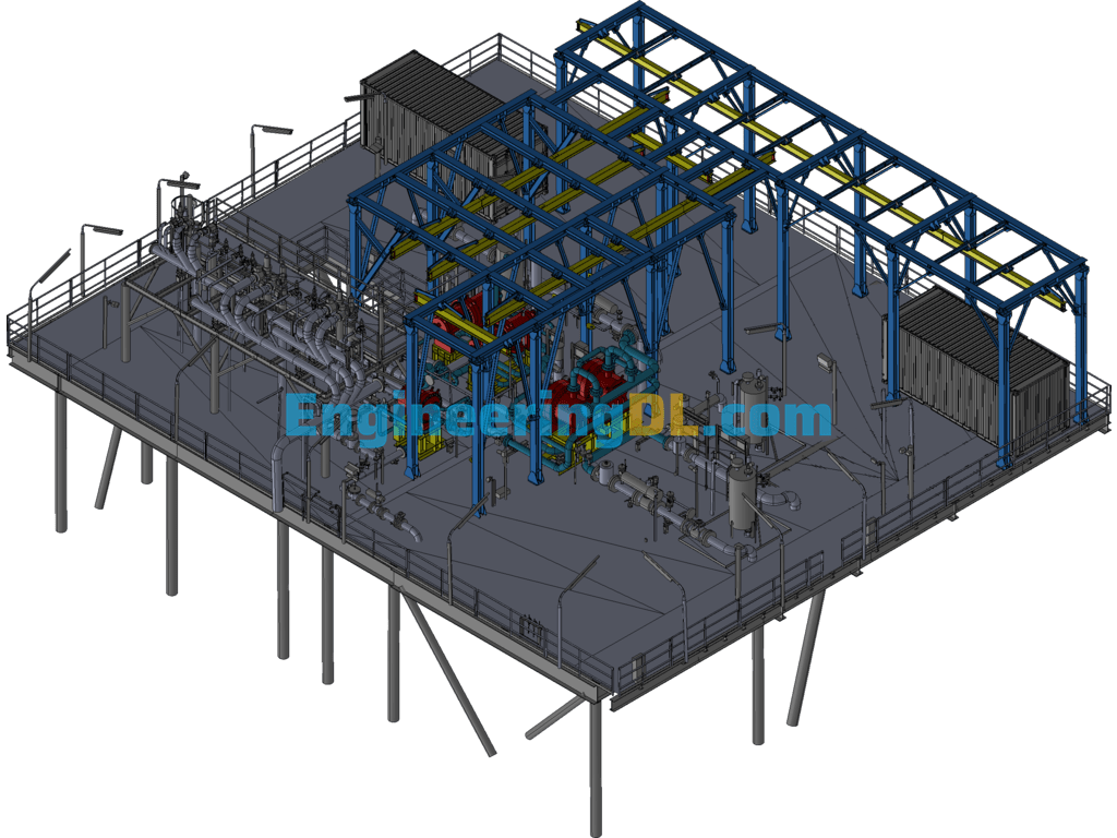 Pipe Structure Design (For Ships) (CreoProE) Free Download