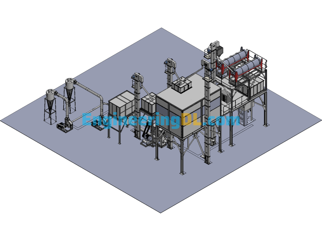 Rice Refinery 3D Exported Free Download
