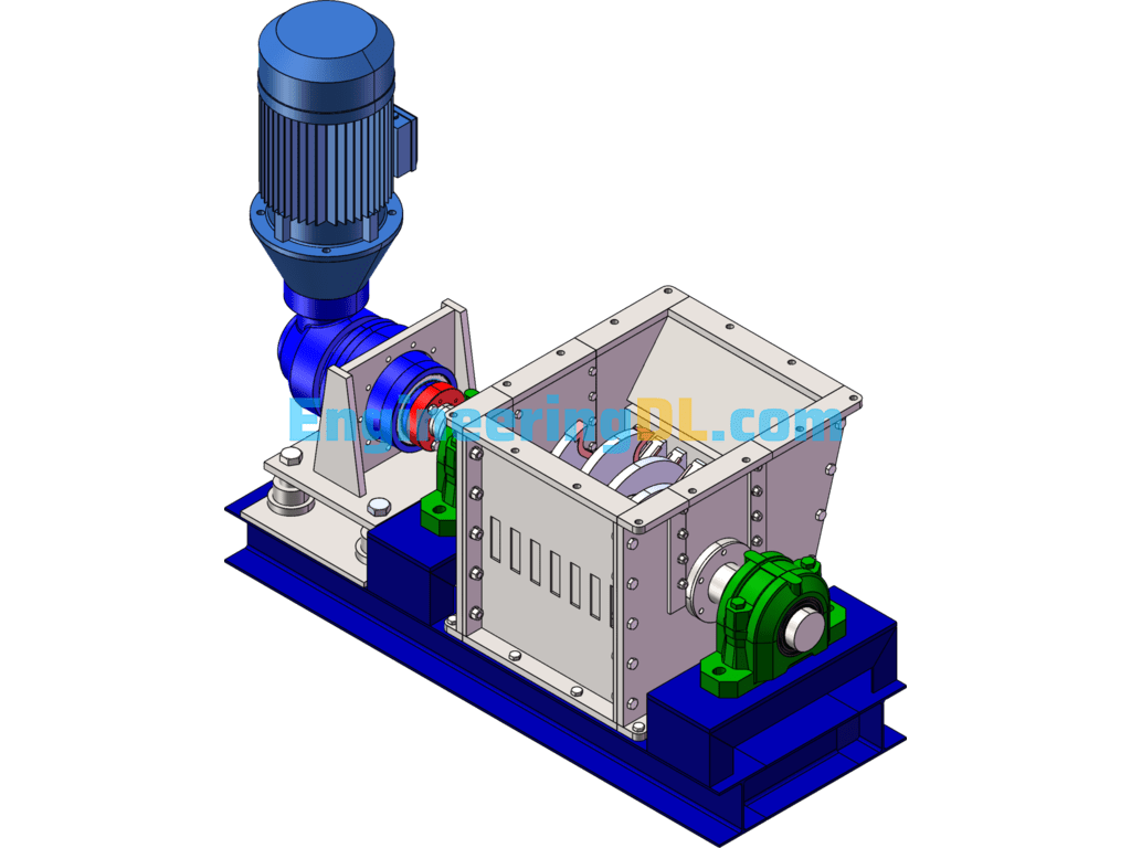 Crusher SolidWorks, 3D Exported Free Download