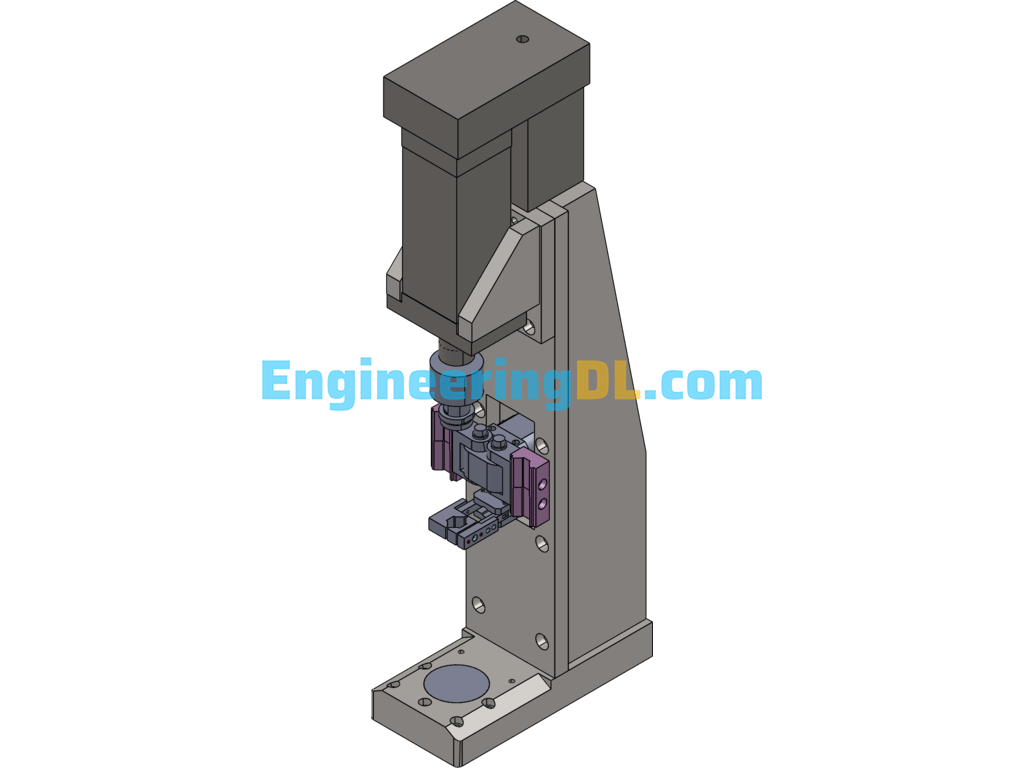 Precision Press Fitting Machine SolidWorks Free Download