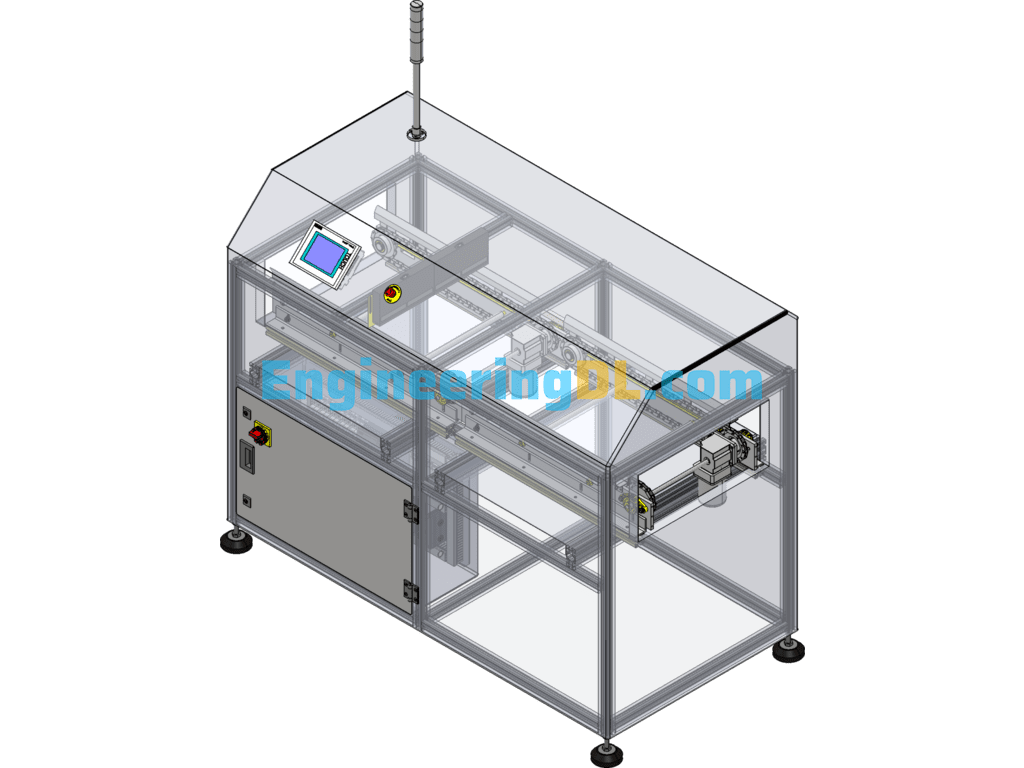Ultraviolet Light Aging Test Chamber SolidWorks, 3D Exported Free Download