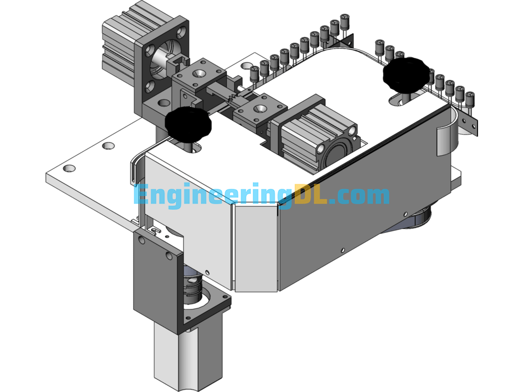 Paper Tape Feeding Section Paper Tape Processing Feeding Mechanism SolidWorks Free Download