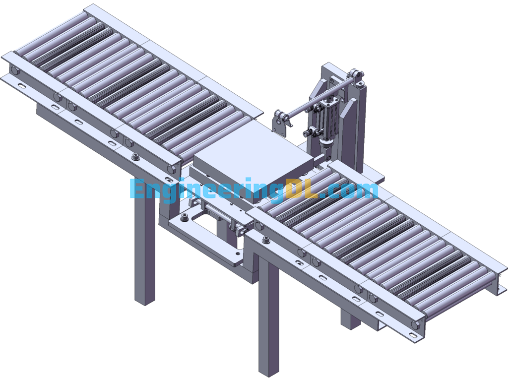 Wire And Pallet Unloading Equipment SolidWorks Free Download