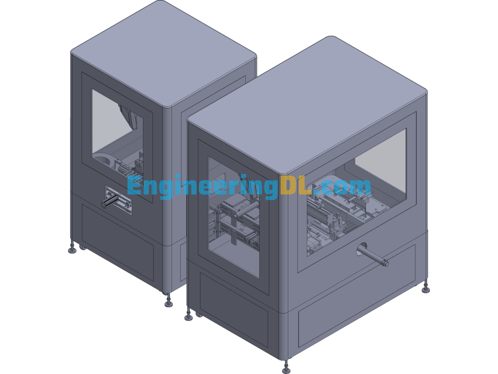 Coil Top And Bottom And Automatic Tin Dipping Machine 3D Exported Free Download