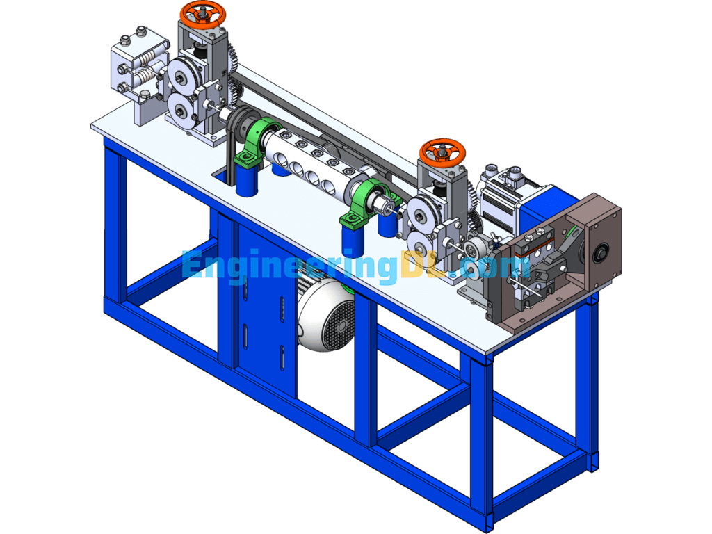 Wire Straightening Machine SolidWorks Free Download