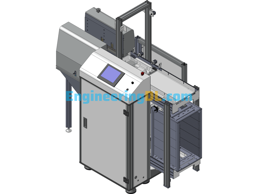 Combined Automatic Board Feeder SolidWorks Free Download