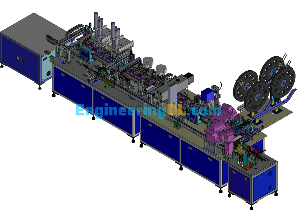 Assembly Welding Machine 3D Exported Free Download