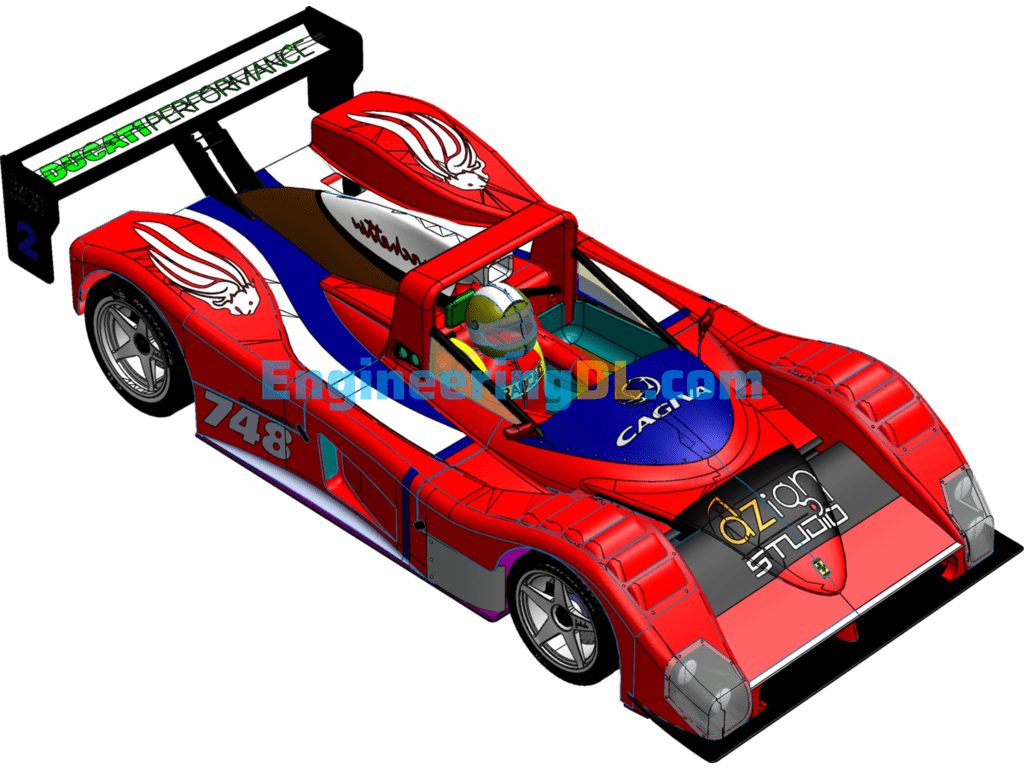 Classic Ferrari Racing SolidWorks Free Download