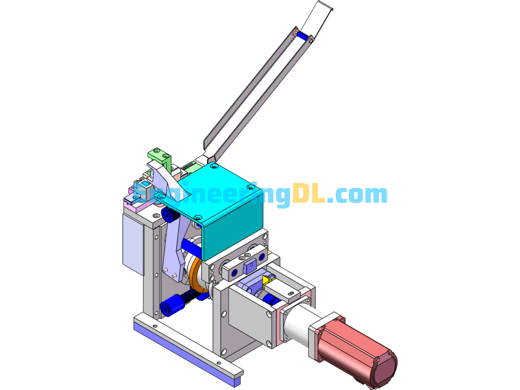 Classic Cam Pinning Mechanism SolidWorks, 3D Exported Free Download