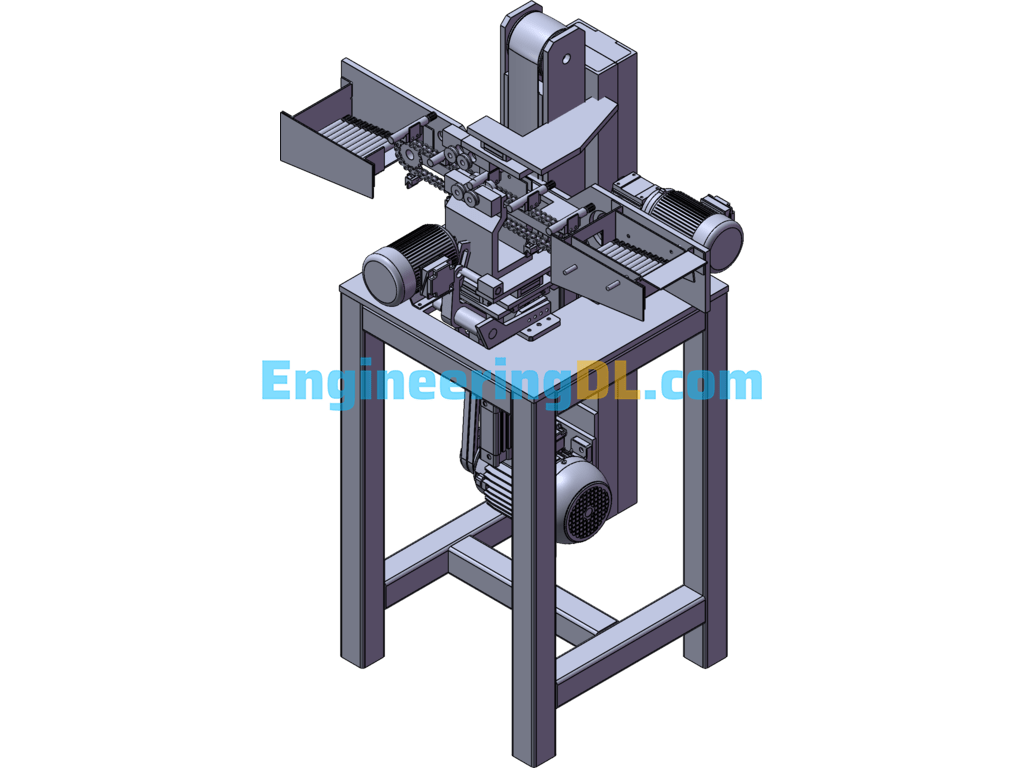 Classic Cylindrical Surface Polishing Machine SolidWorks, 3D Exported Free Download