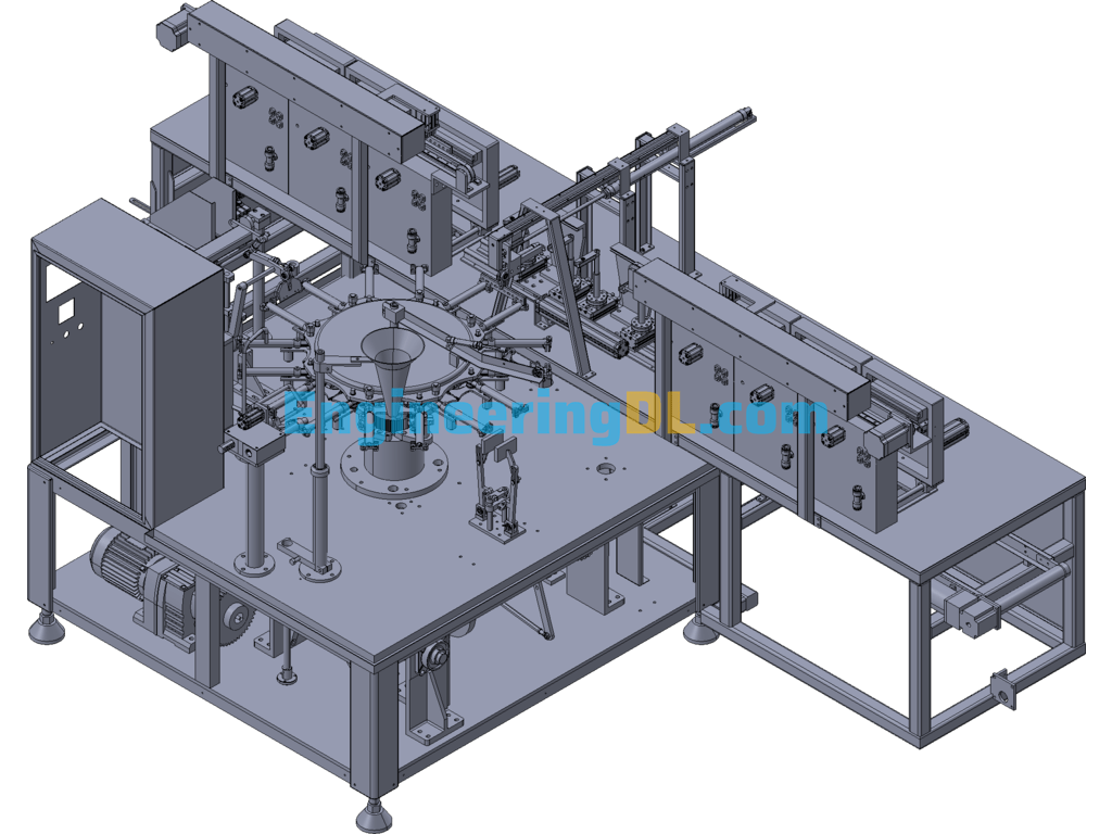 Bag Packing Machine 3D Exported Free Download