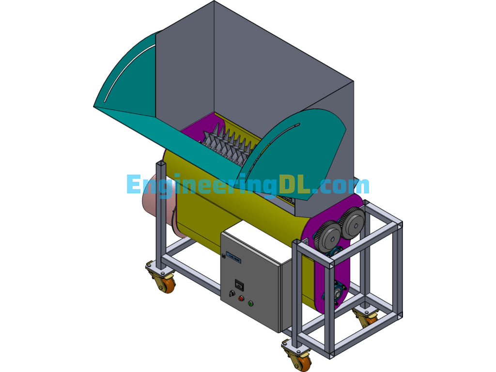 Insulation Machine Equipment SolidWorks, 3D Exported Free Download