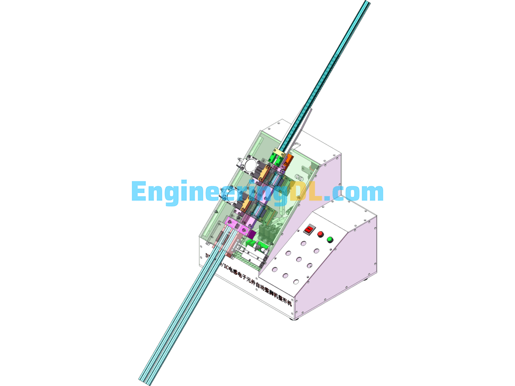 Network Filter Equipment Electronic Components Whole Foot Machine SolidWorks, AutoCAD, 3D Exported Free Download