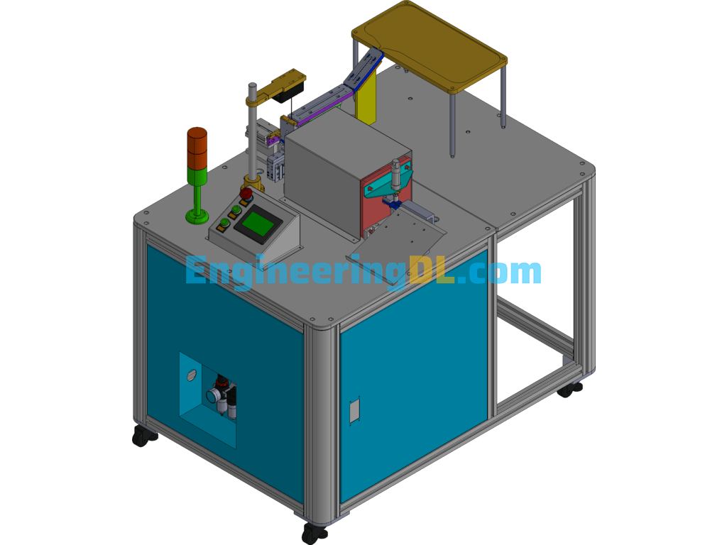 Flip Magnets - Magnetizing Equipment (CreoProE), 3D Exported Free Download