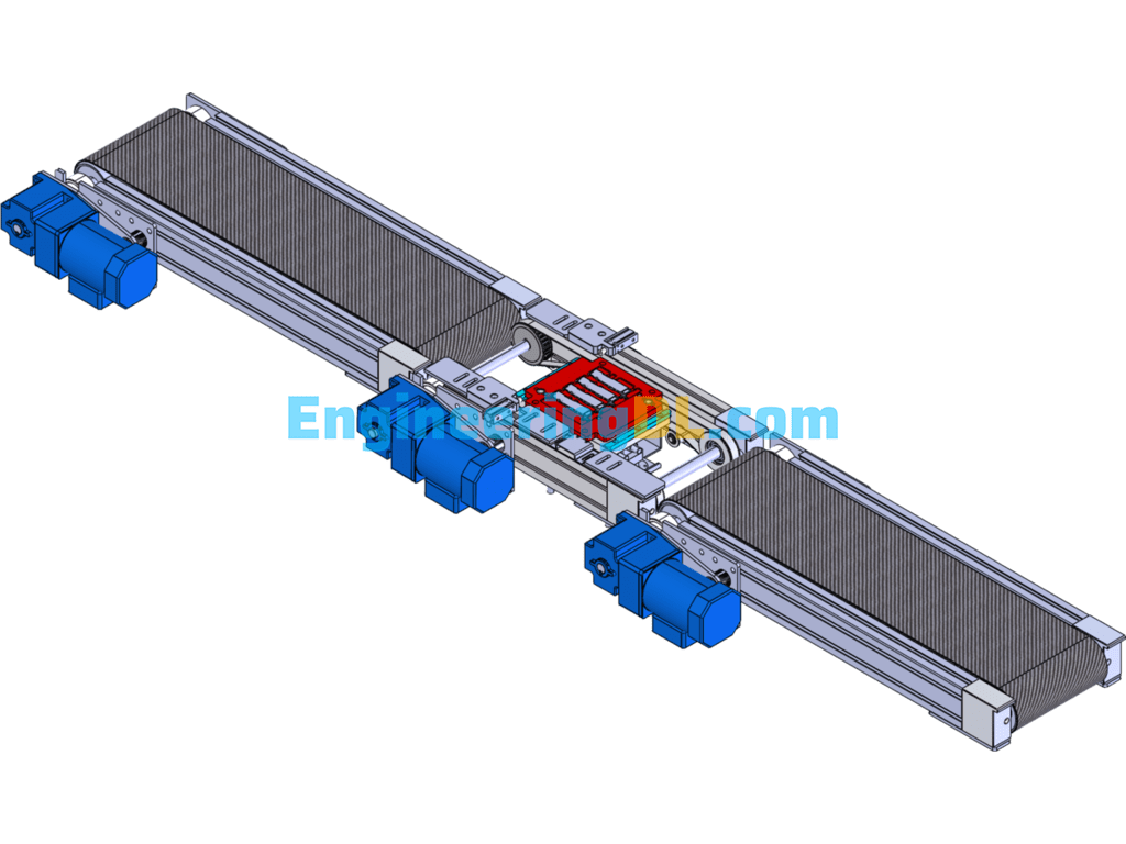 Turning Conveyor Line SolidWorks Free Download