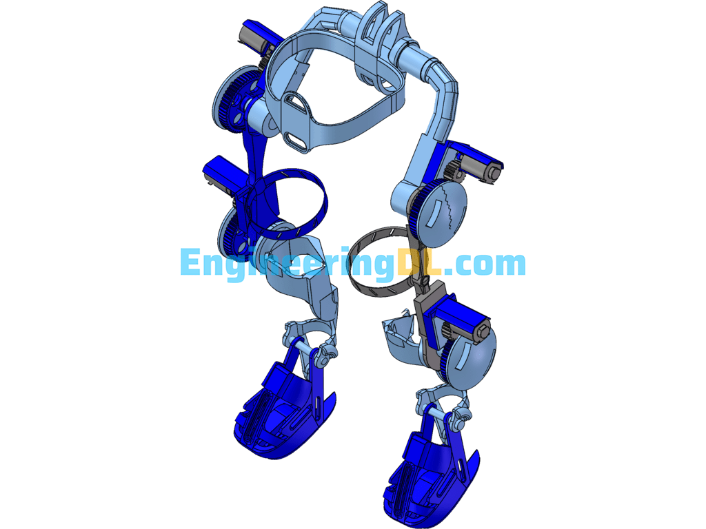 Limb Rehabilitator Model SolidWorks, 3D Exported Free Download