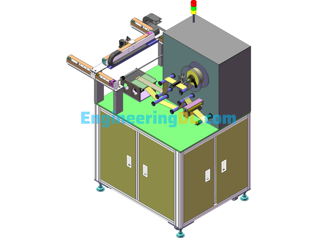 Backplane Labeling Machine SolidWorks Free Download