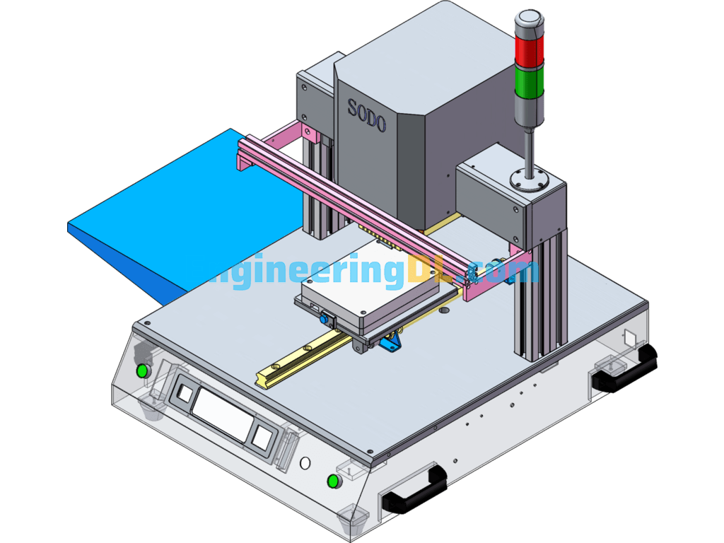 Pulse Welding Machine SolidWorks, 3D Exported Free Download