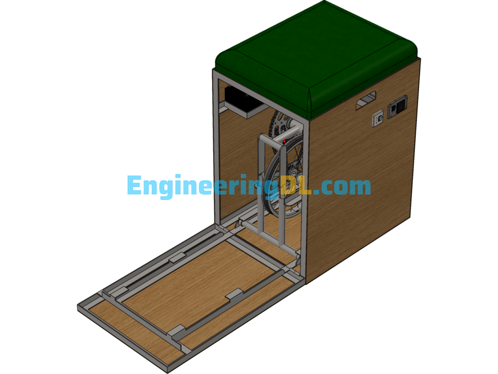 Foot-Operated Generator SW Model SolidWorks Free Download