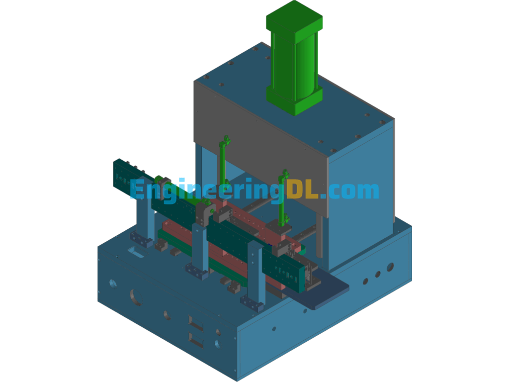 Automatic Loading And Unloading Press 3D Exported Free Download