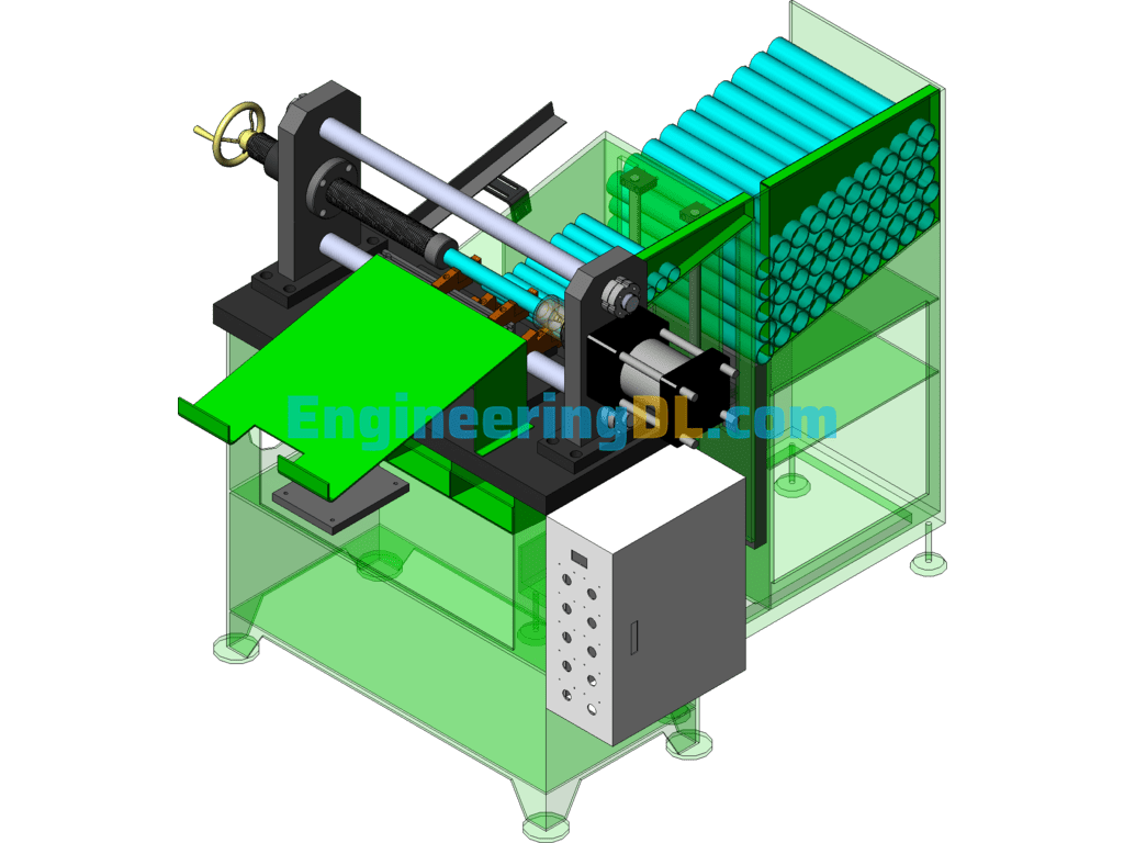 Automatic Loading Round Head Machine SolidWorks Free Download