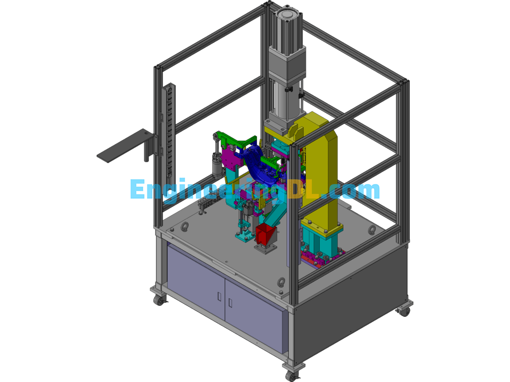 Automatic Punching Machine 3D Exported Free Download