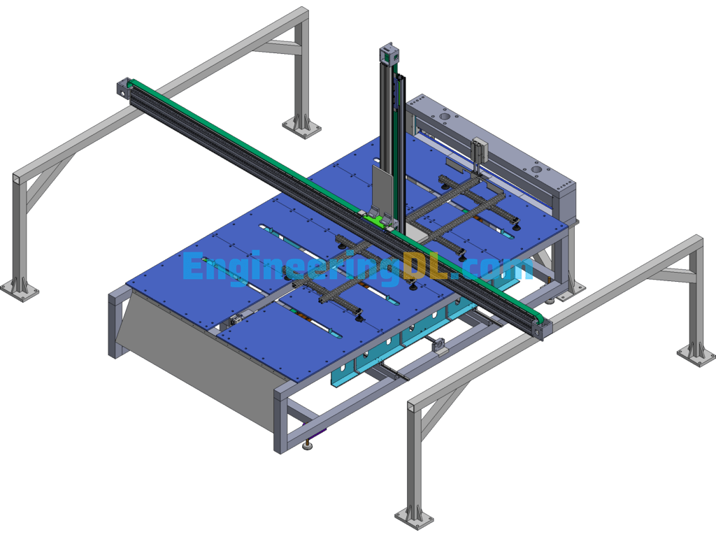 Automatic Paper Cutting Machine 3D Exported Free Download