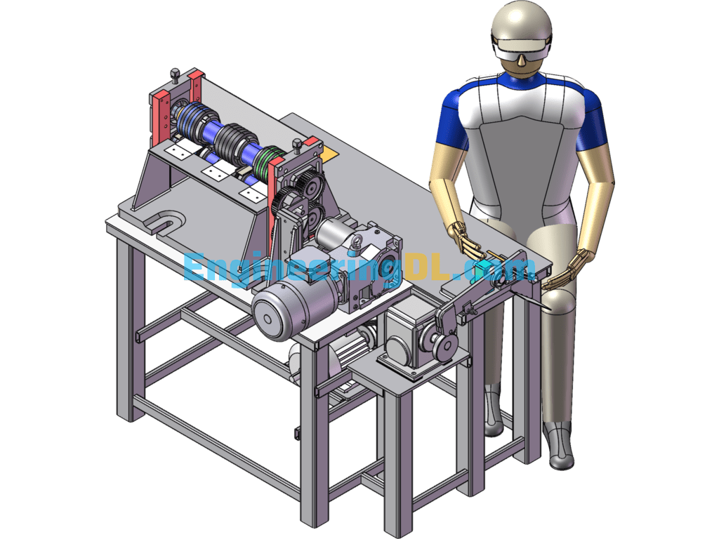 Automatic Cutting Machine SolidWorks Free Download