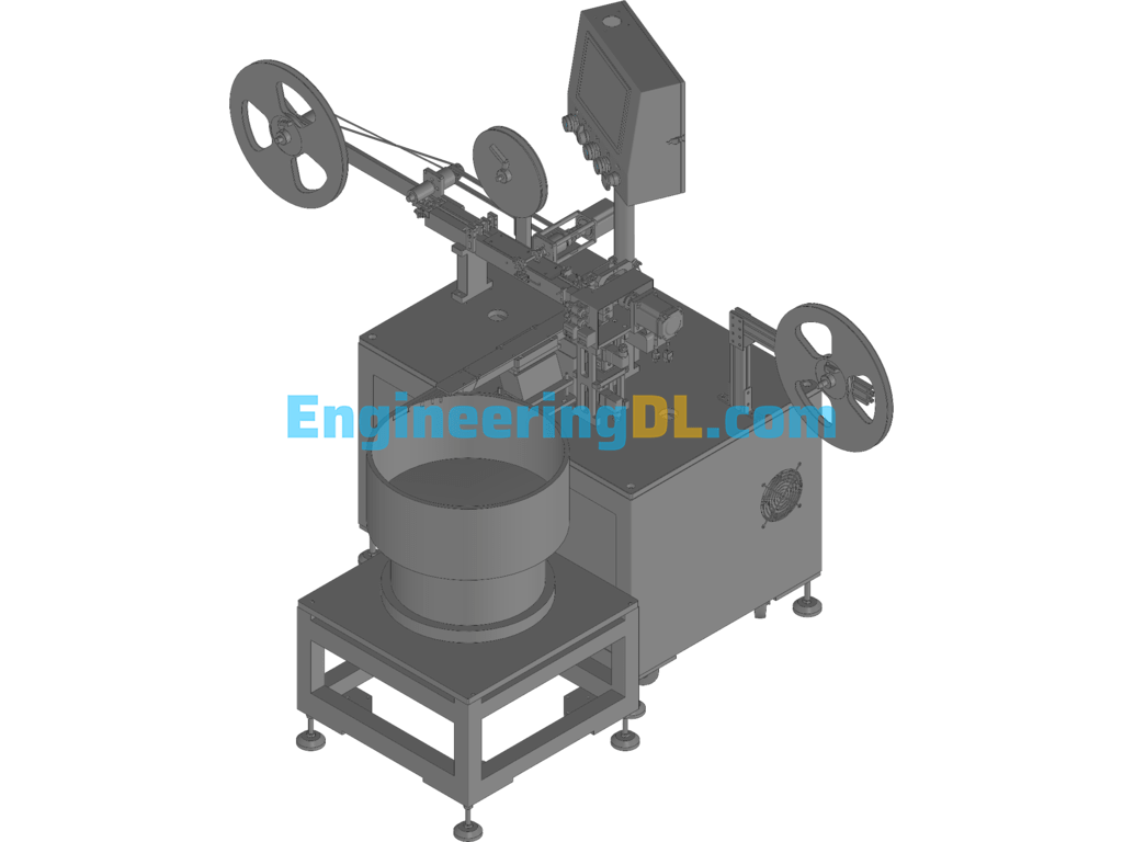 Automatic Packing Machine 3D Exported Free Download