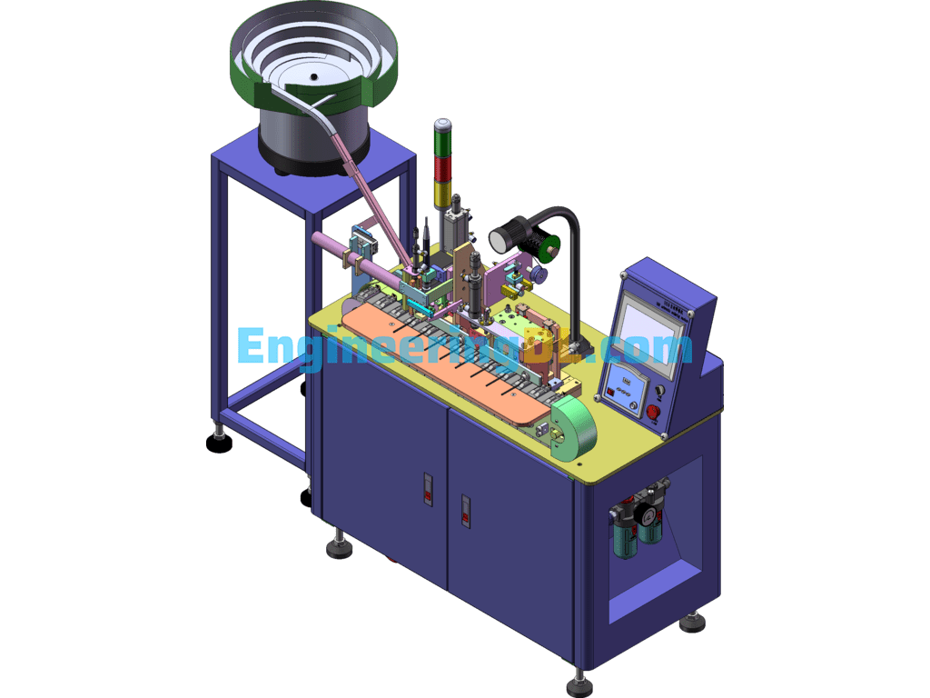 Automatic Micro Data Cable Soldering Machine SolidWorks Free Download