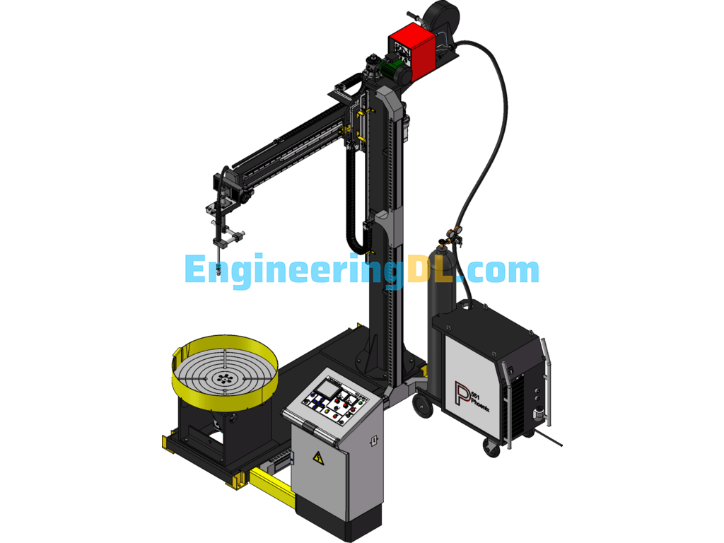 Automated Welding Equipment (SW Model) SolidWorks Free Download