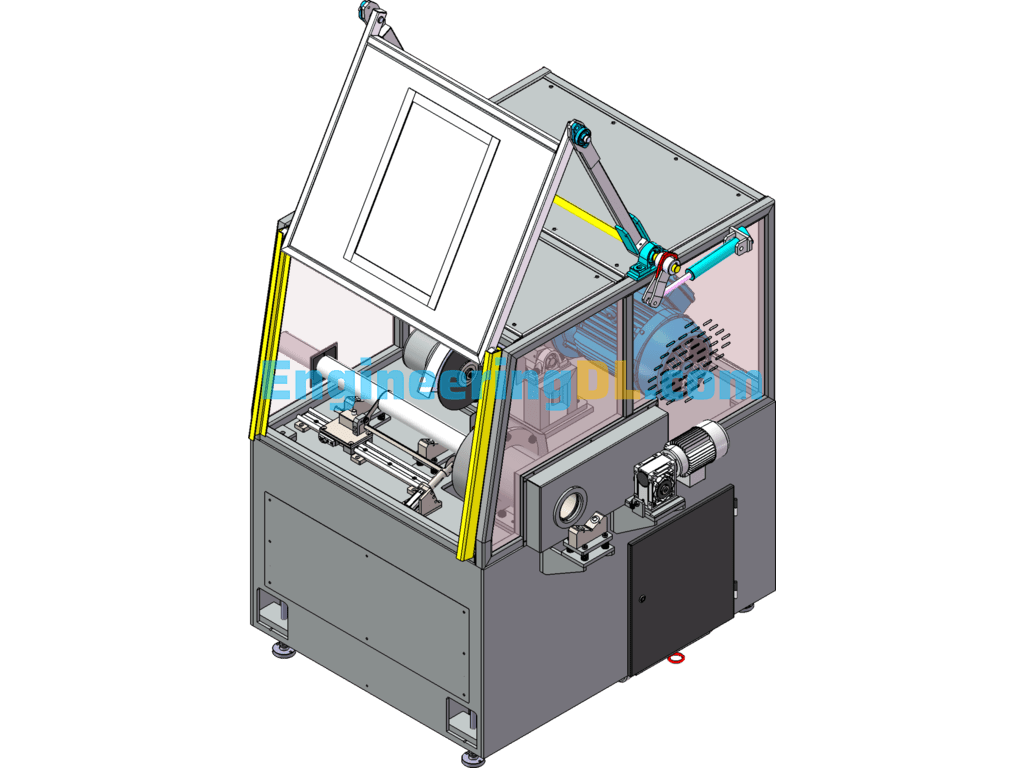 Automated Special Cut-Off Machine (SW Model) SolidWorks, 3D Exported Free Download
