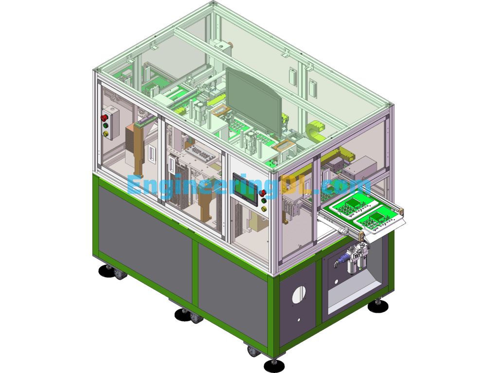 Automatic Telephone Production Equipment SolidWorks Free Download