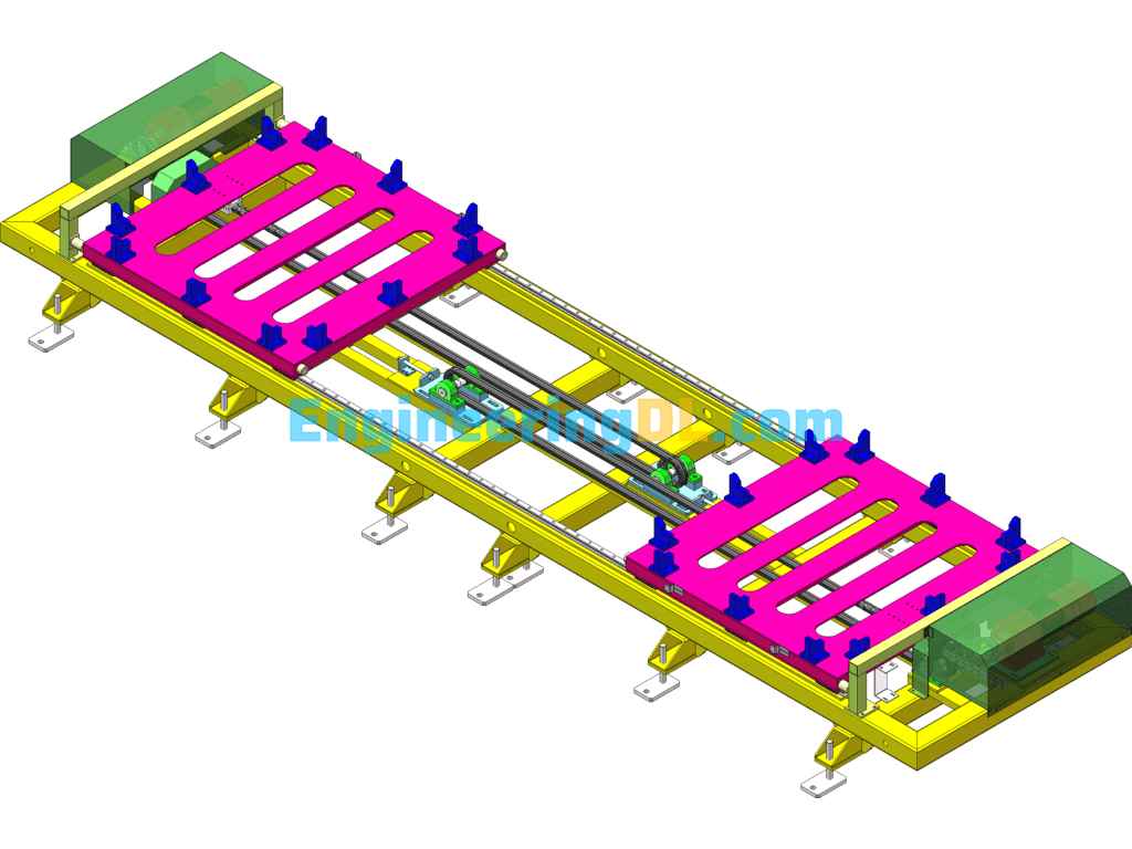 Automatic Mobile Loading Table 3D Exported Free Download
