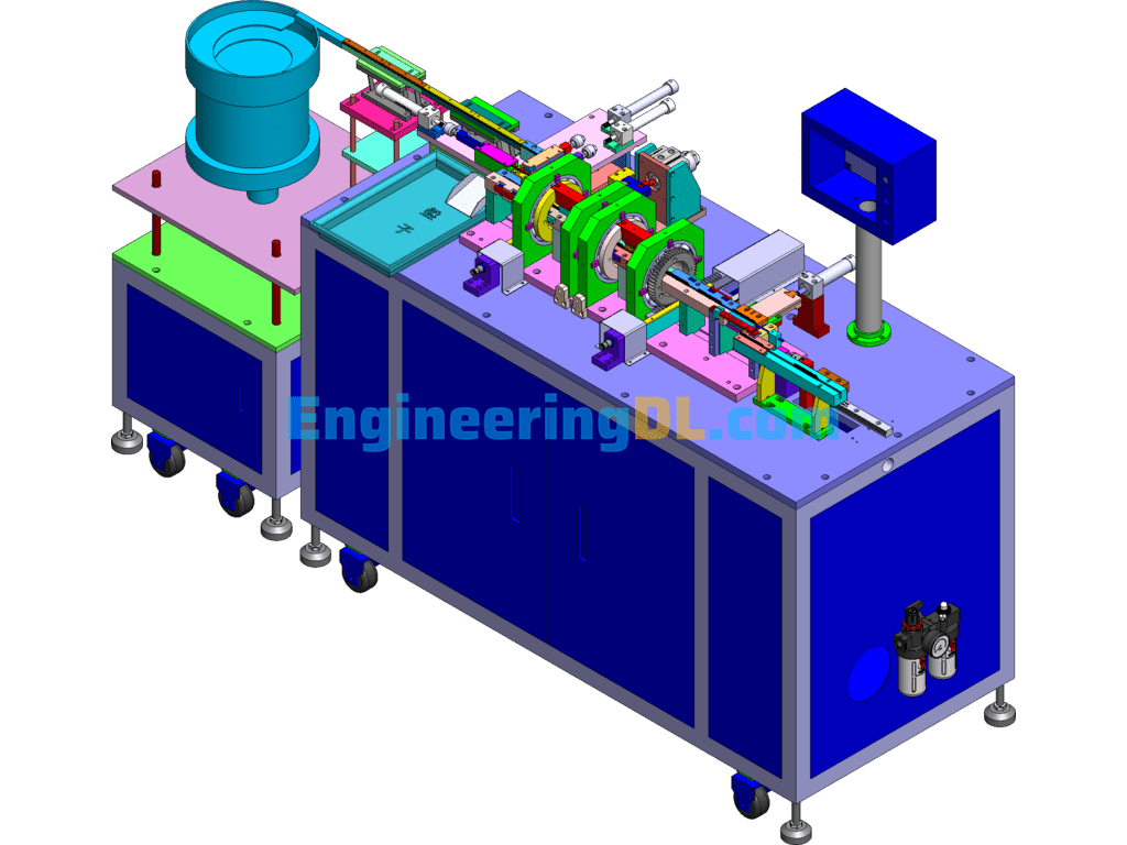 Automatic Terminal Connector Bending And Molding Machine For Plastic Assembly SolidWorks Free Download
