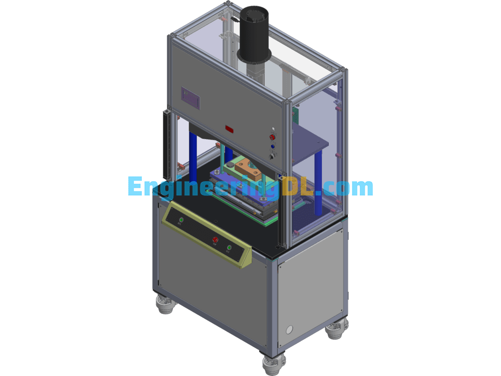Automated Notebook Press-Fit Module 3D Exported Free Download