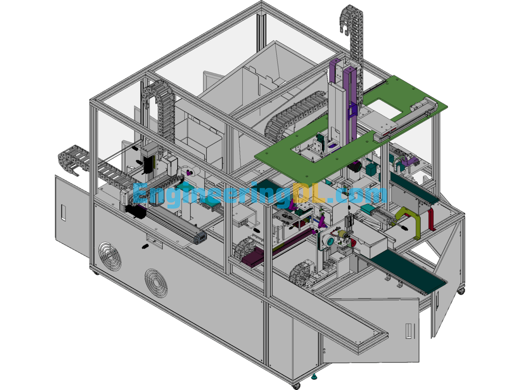 Automatic Carton Bending And Boxing Machine, Printing Toner Unboxing Machine SolidWorks Free Download