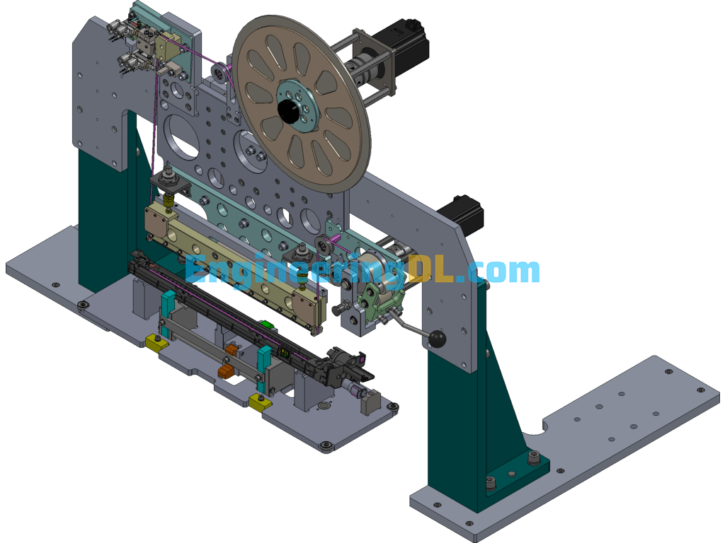 Automatic Winding Mechanism SolidWorks Free Download