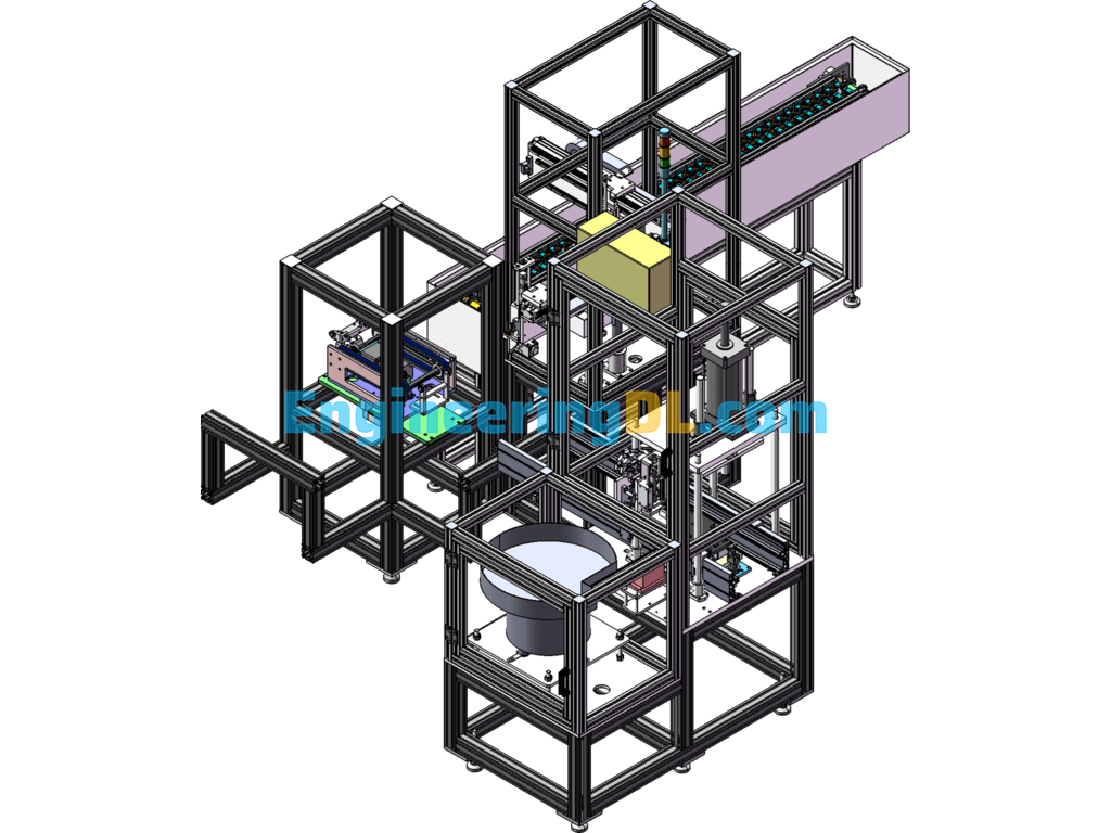 Automatic Riveting Equipment SolidWorks Free Download