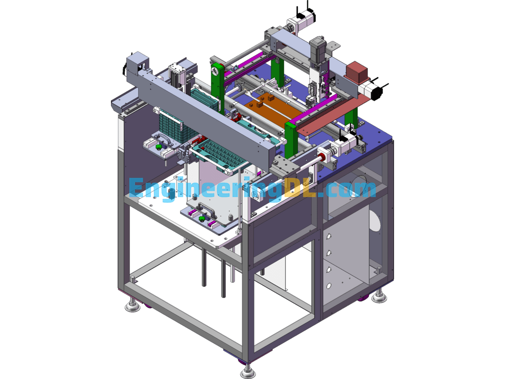 Automatic Pick-Up Insertion Machine - Placement Machine SolidWorks Free Download