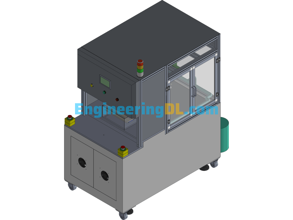 Automatic Inkjet Machine SolidWorks Free Download
